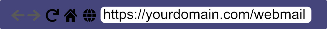 Address bar , email login